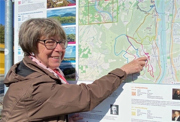 Wer am 26. Mai Zeit und Lust hat, ist um 10:30 Uhr herzlich eingeladen mit Ortsvorsteherin Angela Linden-Berresheim den wunderschönen Oberwinterer Wanderweg Nummer 5 zu erwandern. Foto: Dan Hummel