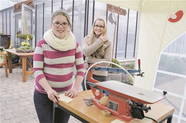 Wer wollte, der konnte sich auch selber kreativ betätigen. Das kam sehr gut an. Ute Weiner