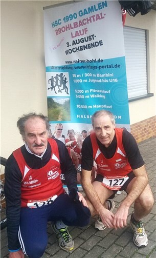 Werbestart für den achten Brohlbachtallauf des HSC Gamlen am 19.8.2017. privat