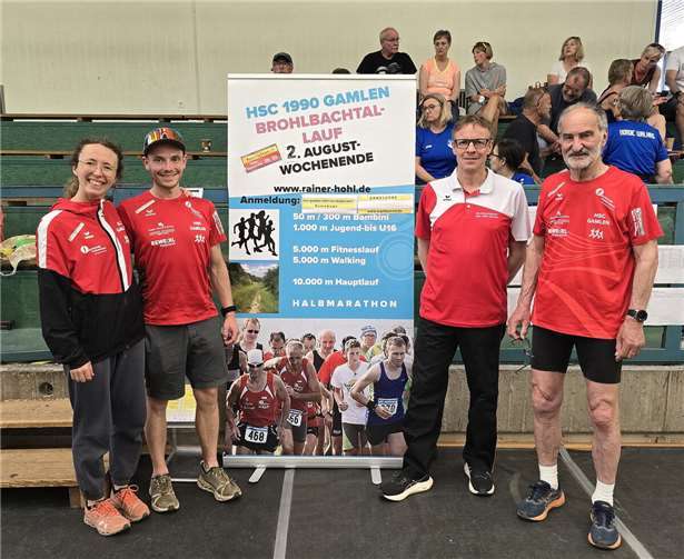 Bauer-König Halbmarathon-Bronze – 5 x AK-Platzierungen Werbung für den 14. Brohlbachtallauf am 9. August in Gamlen.