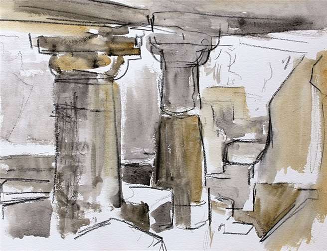 Werke der noch unvollendeten Großausstellung sind in Gimmersdorf zu sehen. privat