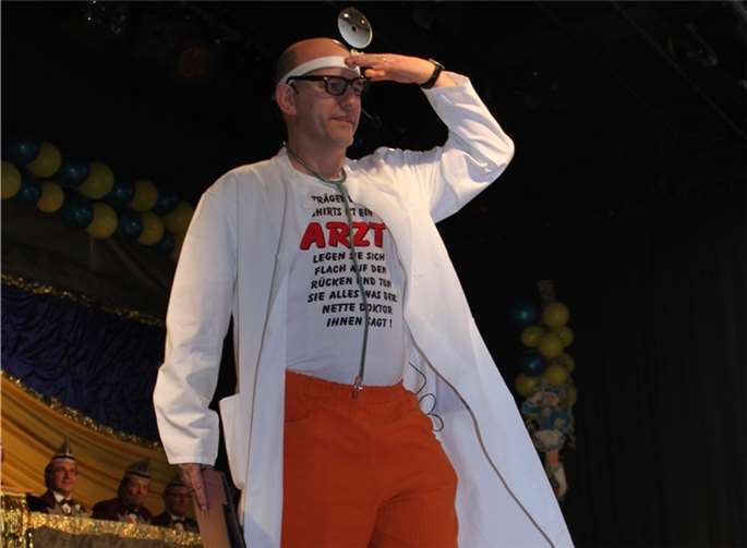 Werner Blasweiler begeisterte die Besucher der ersten Bauzaunsitzung 2014. Foto: privat