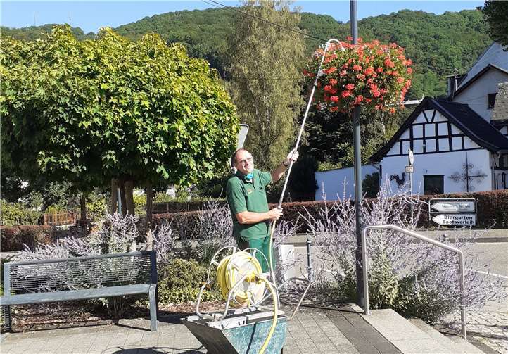 Werner Böhm bei der Arbeit. Foto: privat