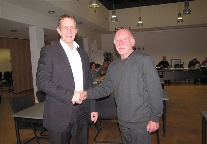 Werner Fischer (rechts) mit Maximilian Mumm.Foto: privat