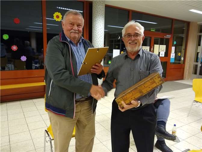 Werner Geiermann-Ehrung für 60-Jahre Mitgliedschaft.