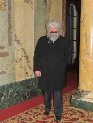 Werner Jahr leitet die Themenführung zum 200. Geburtstag von Karl Marx. privat