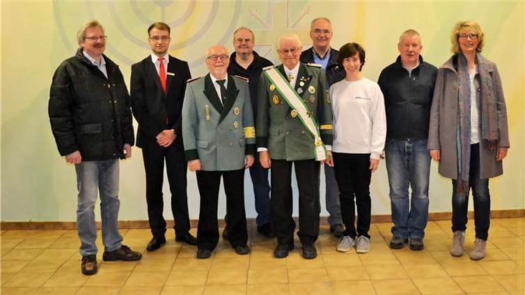 Werner Schlich, Patrick Klapperich, Franz-Rudolf Rörig, Willi Kaster, Valentin Müller, Alfred Doll Monika Rörig, Ulrich Bickel und Anja Lienemann.ET
