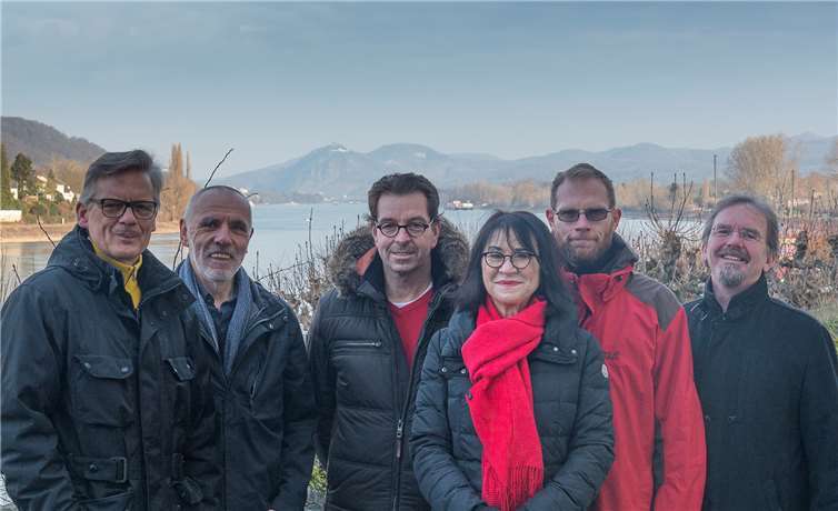 Werner van Eckeren, Georg Walenciak, Volker Naaß, Illona van Eckeren, Stefan Krumscheid, Bernhard Reuter (v. l. n. r.).Foto: Georg Walenciak / Unkel