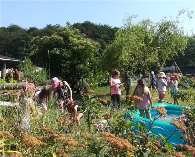 Wie bereits im vergangenen Jahr erlebten die Kinder des Niederzissener Chors wieder einen ausgelassenen Nachmittag auf dem Leyerhof. Foto: privat