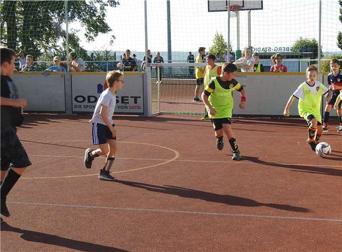 Wie immer ein Höhepunkt: Das Cage-Soccer-Turnier.