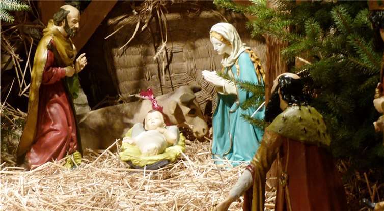 Wie in jedem Jahr können die Besucher des Heimatvereins Rheinbreitbach wieder die antiken Krippenfiguren bestaunen.Privat