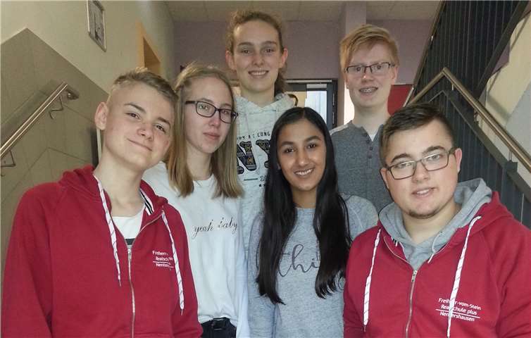 Wie in jedem Jahr übernehmen die neu ausgebildeten Streitschlichter am Tag der offenen Tür ihren Dienst. RS+ Nentershausen