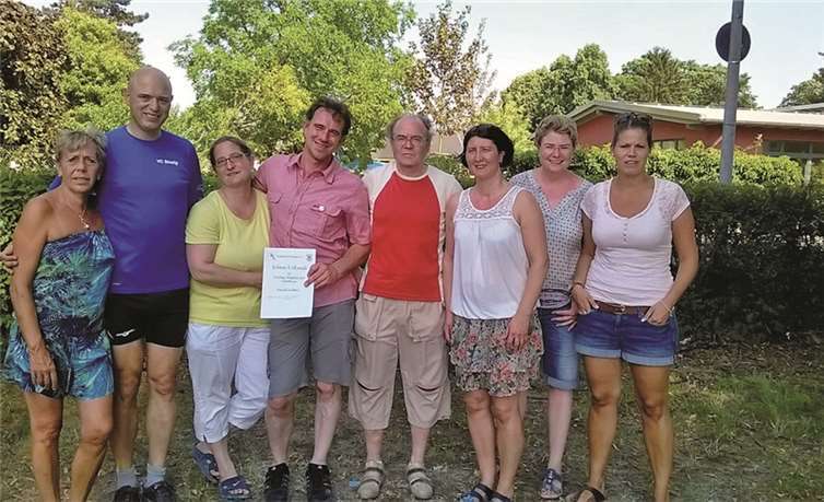 Wie in jedem Jahr wurden auch beim diesjährigen Sommerfest treue Vereinsmitglieder geehrt. privat