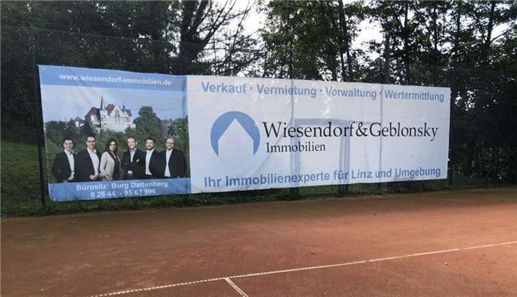 Wiesendorf & Geblonsky Immobilien GmbH unterstützt den TC Rot-Weiß Linz. Foto: privat