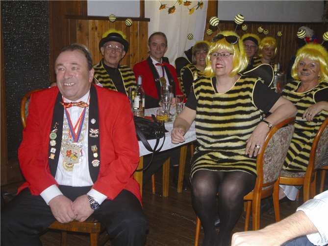 Wilfried Brüssel verfolgte amüsiert die Präsidentenrede seiner Tochter