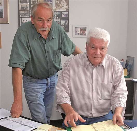 Wilfried Sturm und Werner Gerhards informieren über die Freundschaft.