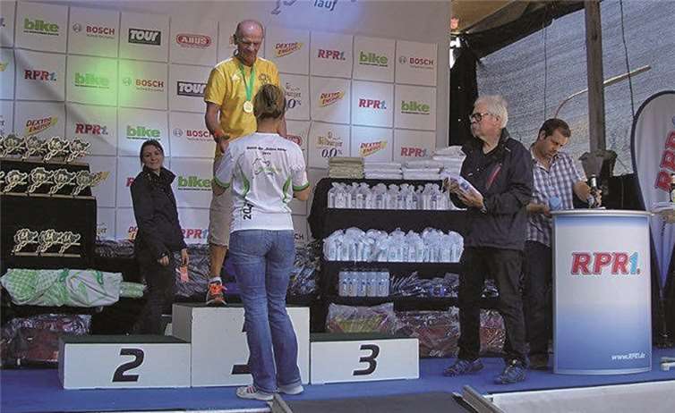 Wilfried Treffer wurde zum ersten Platz gratuliert. privat