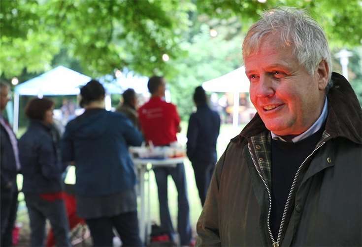 Wilhelm Ley freut sich über den Erfolg, der trotz der Wetterkapriolen nicht ausblieb.