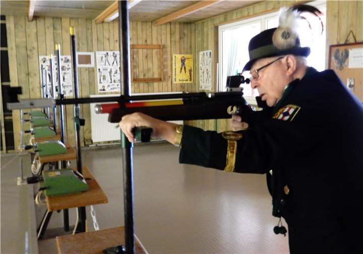 Willi Groß ist mit 15 Jahren bei den Schützen beigetreten und noch bis heute aktiv. privat