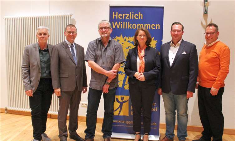 Willi Kaspari (Geschäftsführer Katholische KiTa gGmbH Koblenz), Georg Binninger (Leiter Büro zur Steuerung katholischer Kindertageseinrichtungen), Alfred Mader, (Mitglied Aufsichtsrat), Mechthild Schabo (Aufsichtsratsvorsitzende), Gino Gilles und Boris Adams (Mitglieder Aufsichtsrat).Foto: privat