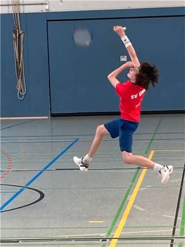 William auf dem Sprung nach oben. Foto: Privat