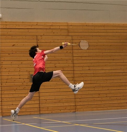 William gewinnt das Spitzeneinzel.