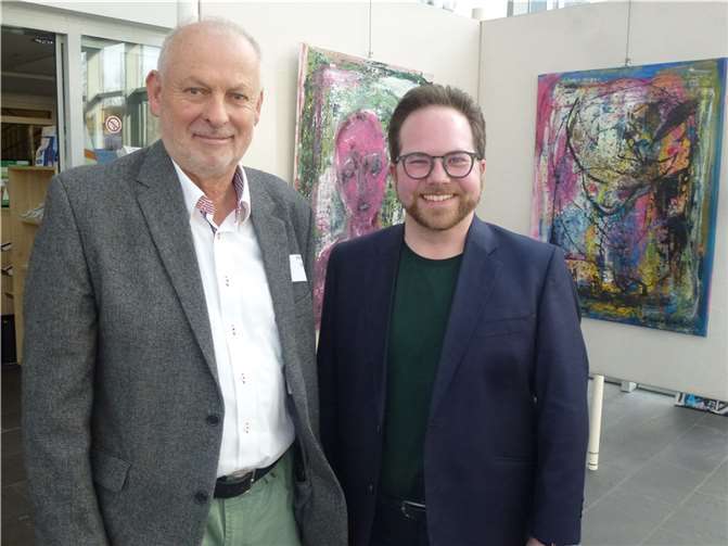 Willibald Görg und Pascal Badziong. Foto: Jürgen Grab