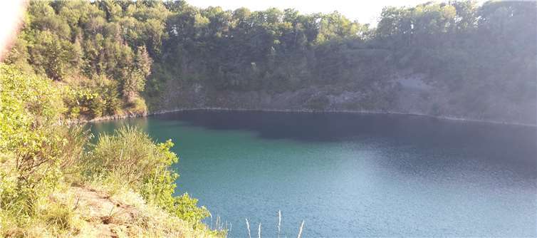 Willscheider Berg See - hier könnte für wenig Geld ein Aussichtspunkt entstehen. Foto: privat