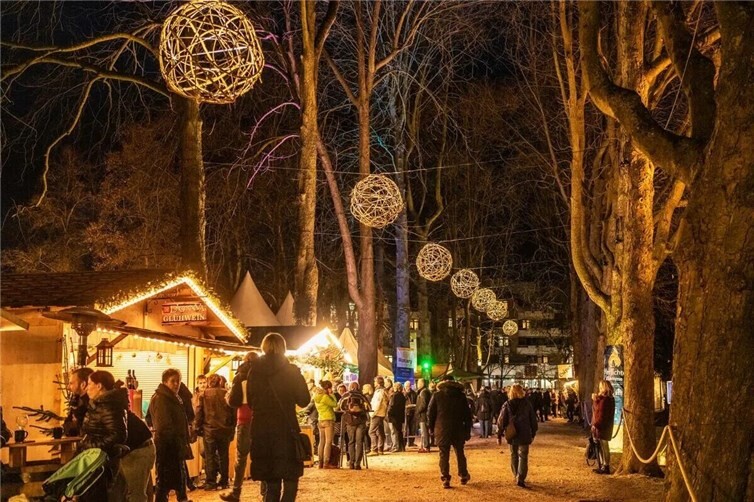 Winterliche Atmosphäre bei den Uferlichtern.  Foto: Dominik Ketz