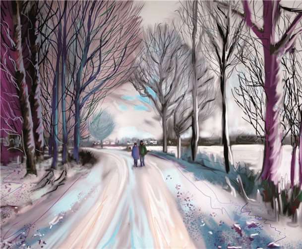 „Winterspaziergang in Villiprott“ von Trutz Ludwig.privat