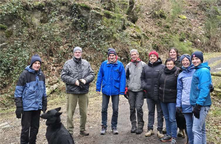 Winterwanderung in der „Wilden Endert“ begeisterte Winterwanderung durch die Wilde Endert . Fotos: privat