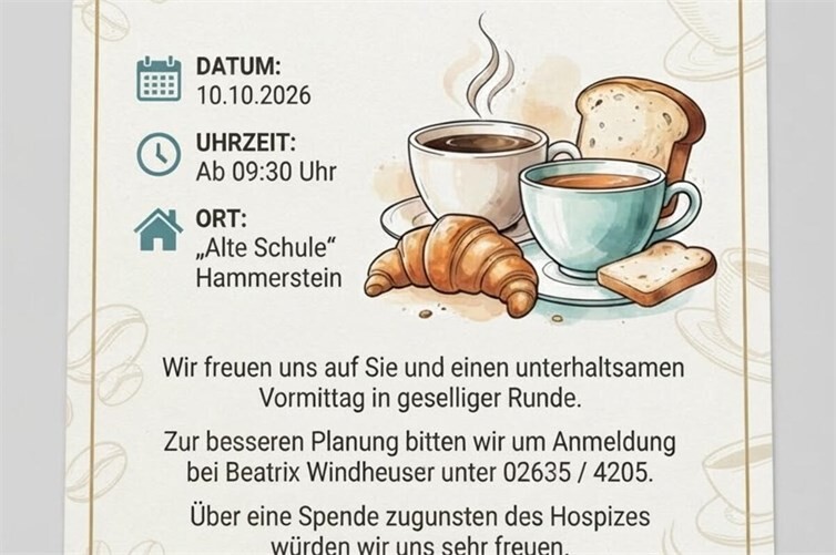 Wir freuen uns auf einen schönen Vormittag 