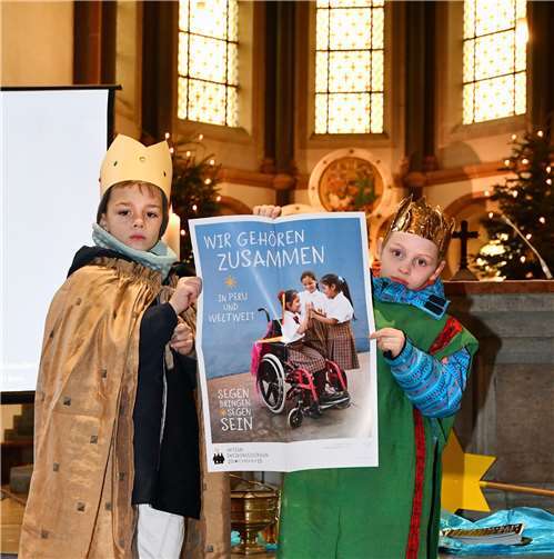 „Wir gehören zusammen – In Peru und weltweit“, lautete das Motto der diejährigen Sternsinger-Aktion.