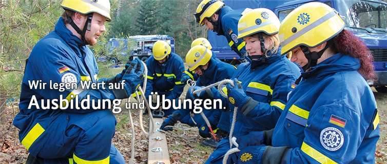 „Wir legen Wert auf Ausbildung und Übung“ - THW-Leitsatz.THW Ahrweiler