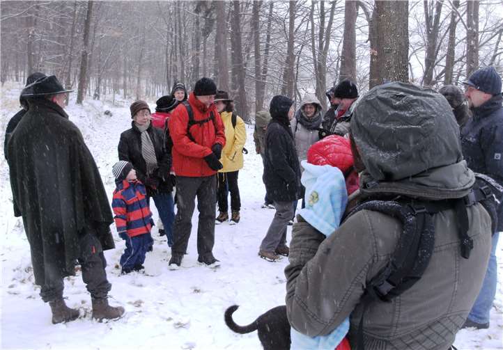 Wird es wieder eine echte Winterwanderung mit Schneefall wie im Jahre 2013? Privat