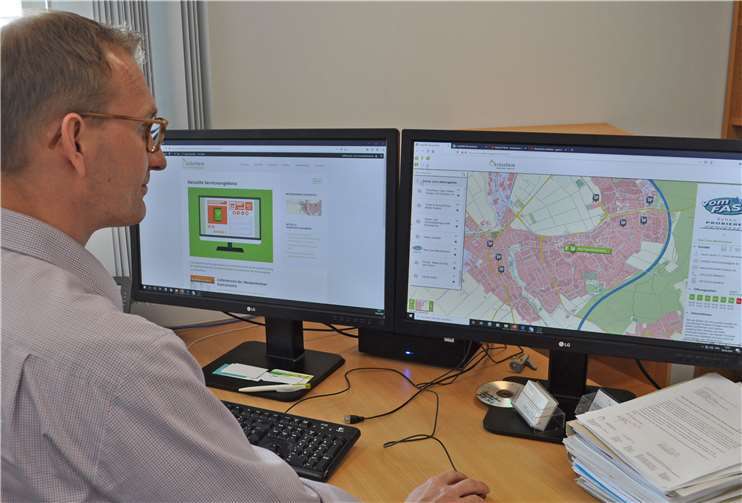 Wirtschaftsförderer Dirk Schwindenhammer hat bereits frühzeitig auf die Corona-Krise reagiert und Hilfestellungen in digitaler Form entwickelt.Quelle: Stadt Meckenheim