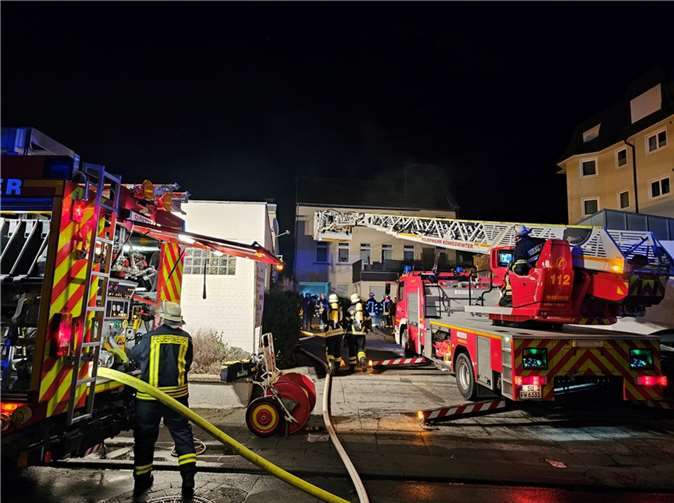 Wohnungsbrand in Königswinter. Foto: Freiwillige Feuerwehr Königswinter