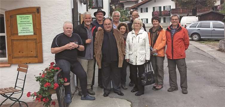 Wolfgang Butter freute sich sehr über den Besuch. privat
