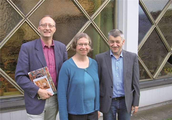 Wolfgang Hüllstrung ( Vorsitzender der Christlich-Jüdischen Gesellschaft ), Dr. Ursula Reuter, Dr. Paul Petzel.  Privat