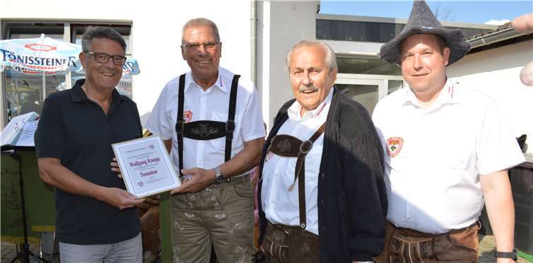 Wolfgang Knopp wurde als neunter Senator aufgenommen.Foto: -AB-