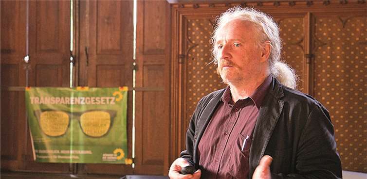 Wolfgang Schlagwein referierte in Sinzig zu intelligenter Stadtentwicklung und Bürgerbeteiligung. Karsten Janotta