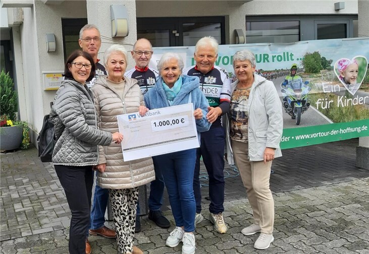 Wolfgang Schmidgen bedankte sich für die Spende.  Foto: privat