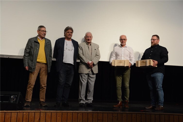 Wolfgang Weidenbach, Peter Hitzel, Walter Mühlhausen (v.l.n.r.) - langjährige Ak...