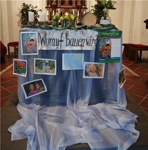 „Worauf bauen wir?“ unter diesem Motto stand in diesem Jahr der Weltgebetstag der Frauen.Foto: privat