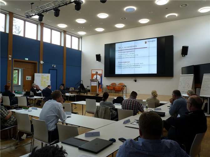 Workshop der HWNG Rhein bei der Bundesakademie für Bevölkerungsschutz und Zivile Verteidigung (BABZ) in Ahrweiler.  Foto: privat