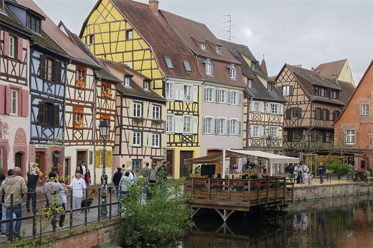 Wunderschöne Fachwerkhäuser in Colmar