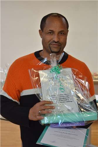 Yetsedaw Mekuannet würde nach diesem absolvierten Schritt, als nächstes gerne seine Familie aus Äthiopien nach Deutschland holen.