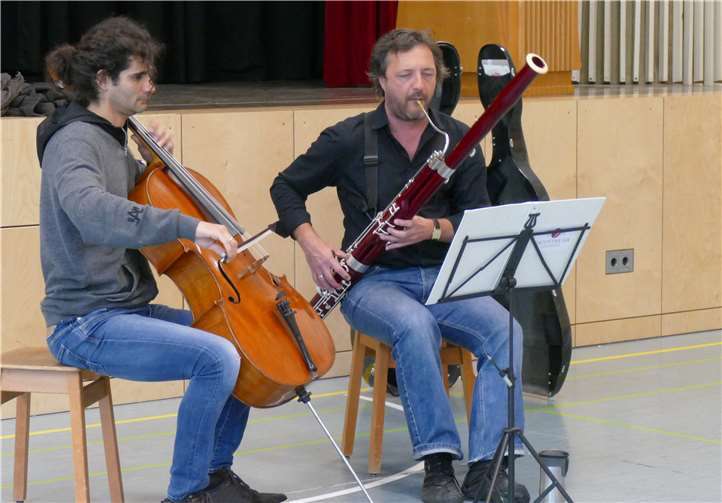 Yoel Cantori (li.) und Nikolaus Maler boten ein beeindruckendes Programm. Foto: privat