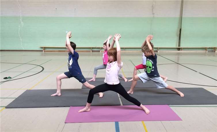 Yoga hilft nicht nur den Großen zu entspannen. Foto: privat