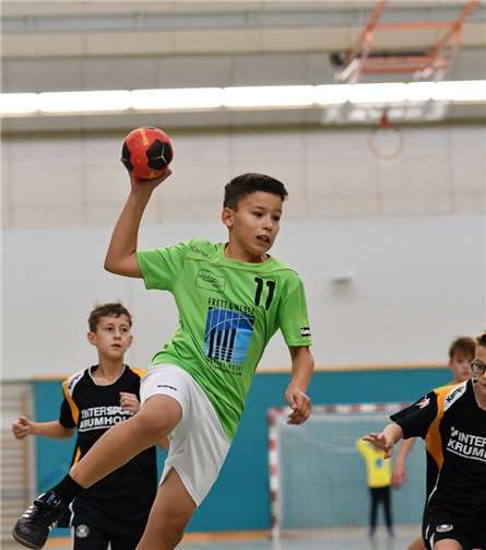 Younes Bokhabza beim Wurf.  Privat